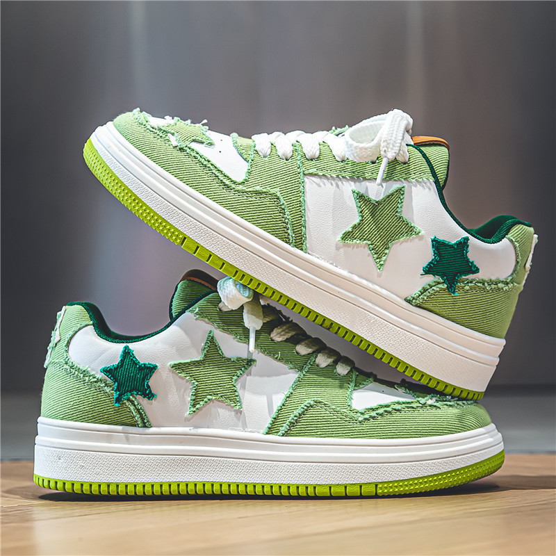 Jesenné nové pánske módne hviezdne tenisky ležérne športové topánky