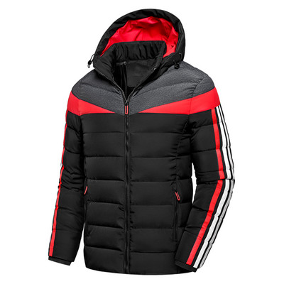 Ανδρικά 2023 Χειμώνας ολοκαίνουργιο Casual Ζεστό χοντρό αντιανεμικό μπουφάν Parkas Ανδρικό παλτό φθινοπωρινά ρούχα Αποσπώμενο καπέλο Parka Ανδρικά