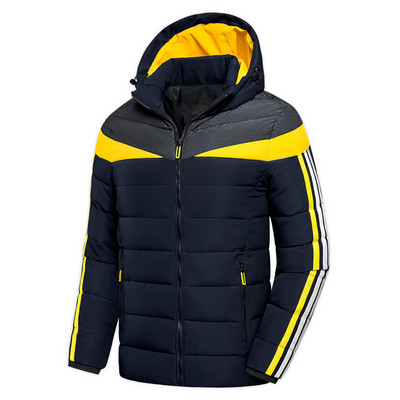 Ανδρικά 2023 Χειμώνας ολοκαίνουργιο Casual Ζεστό χοντρό αντιανεμικό μπουφάν Parkas Ανδρικό παλτό φθινοπωρινά ρούχα Αποσπώμενο καπέλο Parka Ανδρικά