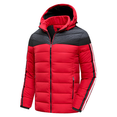 Ανδρικά 2023 Χειμώνας ολοκαίνουργιο Casual Ζεστό χοντρό αντιανεμικό μπουφάν Parkas Ανδρικό παλτό φθινοπωρινά ρούχα Αποσπώμενο καπέλο Parka Ανδρικά