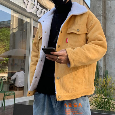 Noi bărbați, toamnă iarnă, îngroșați, calde, slim fit, jachete din velur, îmbrăcăminte pentru bărbați, haină hip hop, jachetă casual pentru adolescent, colorată, S-5XL