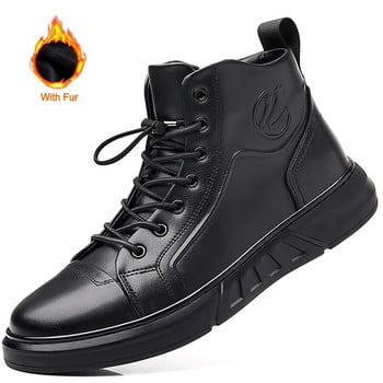 Ανδρικές μπότες Comfort Outdoor Work Casual Boots για άνδρες Μπότες με κορδόνια Ψηλές μπότες μάρκας πολυτελείας Αθλητικά μποτάκια