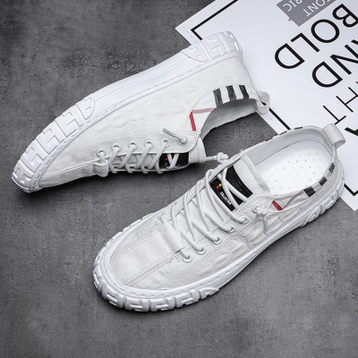 Pantofi de designer noi pentru bărbați Pantofi plati noi și casual Mocasini respirabili pentru bărbați Banda elastică pentru bărbați Pantofi vulcanizați originali