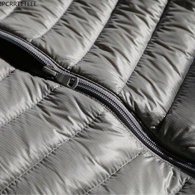 2023 Νέο Φθινοπωρινό, Χειμερινό Ανδρικό Εξαιρετικά ελαφρύ μπουφάν με κουκούλα και βαμβακερό παλτό, χειμερινά μπουφάν