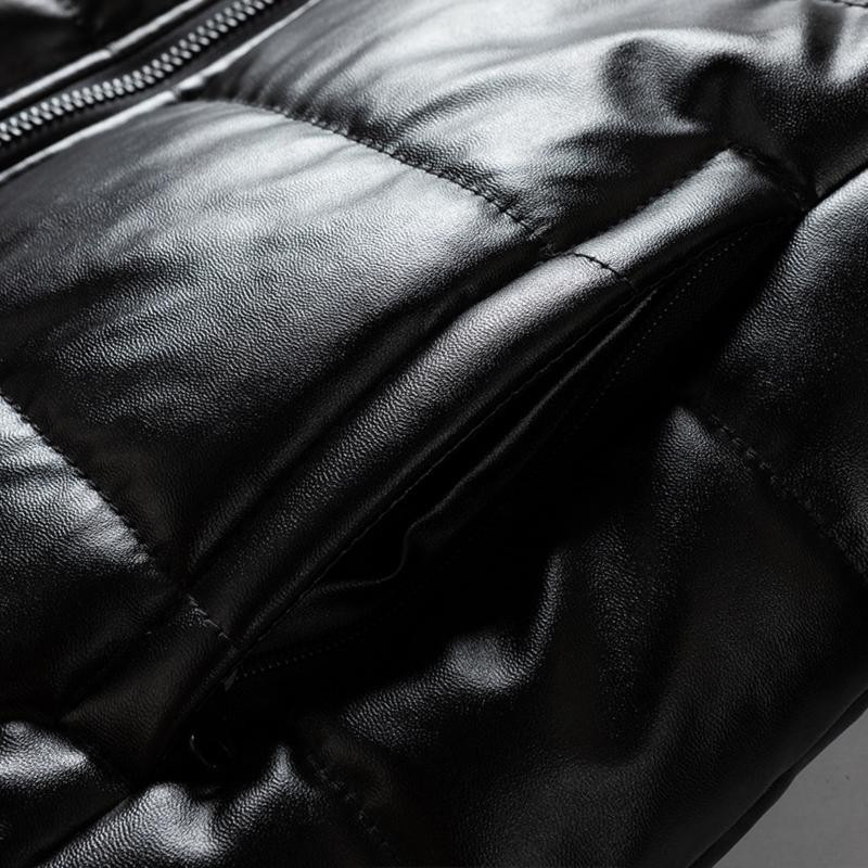 Muška jakna Kaput Jesen i Zima Topli janjeći kaput s otvorenim ovratnikom Ležeran zgodan kaput za vanjske aktivnosti Pamučno podstavljene muške majice M-5Xl