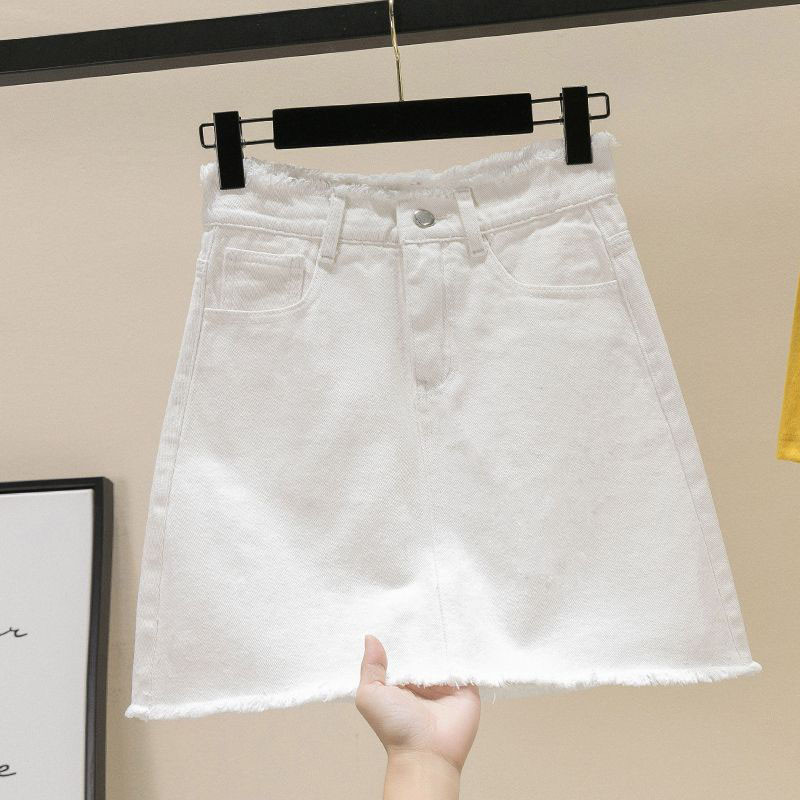 Vintage traper suknja, ljetna 2023. Mini suknje s dizajnom neravnina za žene, korejska kratka suknja visokog struka plus veličine 5XL