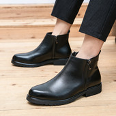 Ανδρικά κλασικά ρετρό παπούτσια Fashion Light Πολυτελή μποτάκια ανδρικά casual βρετανικά κοντές μπότες ψηλά παπούτσια