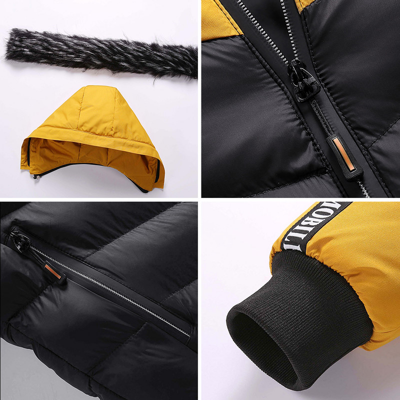 Nova zimska modna jakna Parker Muška jesenska i zimska topla jakna Outdoor Muška jakna Ležerna vjetrovka Prošivena debela jakna