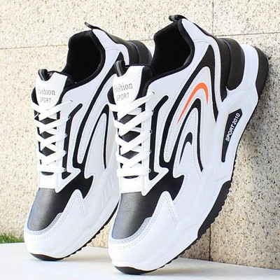 Pantofi pentru bărbați 2022, adidași albi noi, pantofi casual cu plasă goală la modă, pantofi de alergare ușoare, respirabili, rezistenți la uzură, în aer liber