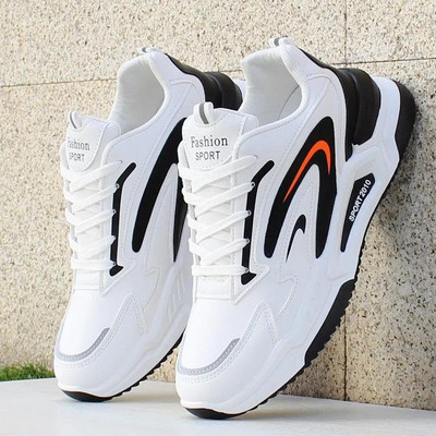 Pantofi pentru bărbați 2022, adidași albi noi, pantofi casual cu plasă goală la modă, pantofi de alergare ușoare, respirabili, rezistenți la uzură, în aer liber