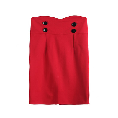 Νέες γυναικείες φούστες Βαμβακερή φούστα Ψηλόμεση Slim Πακέτο Hip One Split Skirt faldas mujer Plus Size S- 5XL