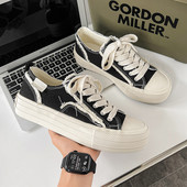 2023 Pantofi de pânză pentru bărbați, cu platformă, pantofi vulcanizați pentru bărbați, pantofi confortabili de pânză, pantofi pentru bărbați, pantofi pentru bărbați la modă