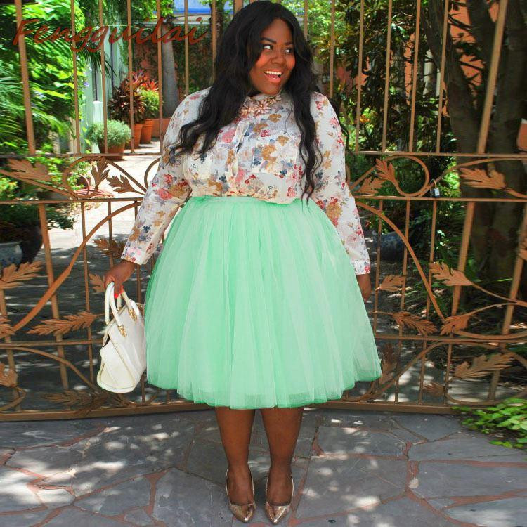 Tutu de vară plisat Plus Marime Mari Petrecere Stradă Casual Femei Rochie de bal Fusta Dans Alb Roz Verde Negru Gri Gras