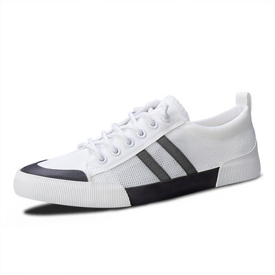 Ljetne cipele za rekreaciju 2024. Prozračne udobne ravne cipele Vulkanizirane cipele Muške cipele Niske platnene cipele s ekranom za pomoć