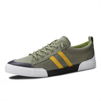 Ljetne cipele za rekreaciju 2024. Prozračne udobne ravne cipele Vulkanizirane cipele Muške cipele Niske platnene cipele s ekranom za pomoć