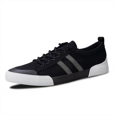 Ljetne cipele za rekreaciju 2024. Prozračne udobne ravne cipele Vulkanizirane cipele Muške cipele Niske platnene cipele s ekranom za pomoć