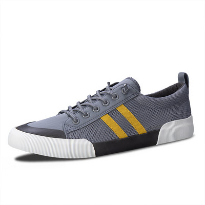 Ljetne cipele za rekreaciju 2024. Prozračne udobne ravne cipele Vulkanizirane cipele Muške cipele Niske platnene cipele s ekranom za pomoć