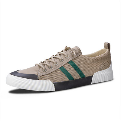 Ljetne cipele za rekreaciju 2024. Prozračne udobne ravne cipele Vulkanizirane cipele Muške cipele Niske platnene cipele s ekranom za pomoć