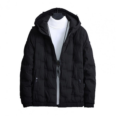 Δημοφιλές Bomber Jacket Μακρύ μανίκι Keep Warm Thicken ίσιο παλτό με κουκούλα