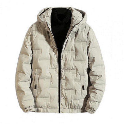 Δημοφιλές Bomber Jacket Μακρύ μανίκι Keep Warm Thicken ίσιο παλτό με κουκούλα