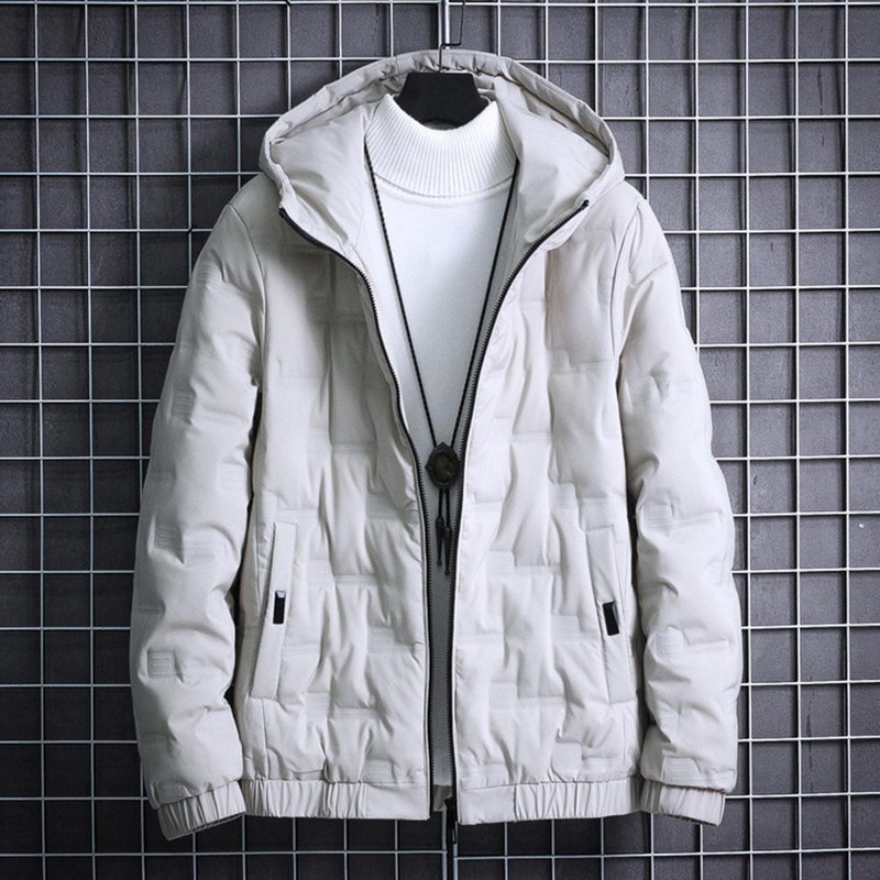 Populárna bomber bunda s dlhým rukávom, zahriata, s rovným lemom a kapucňou