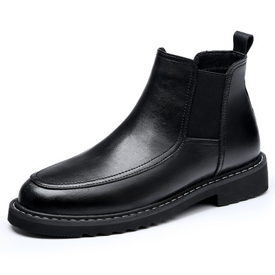 Cizme din de marcă de lux pentru bărbați în stil britanic, 2023, pentru bărbați noi, cizme casual cu platformă, antiderapante, respirabile
