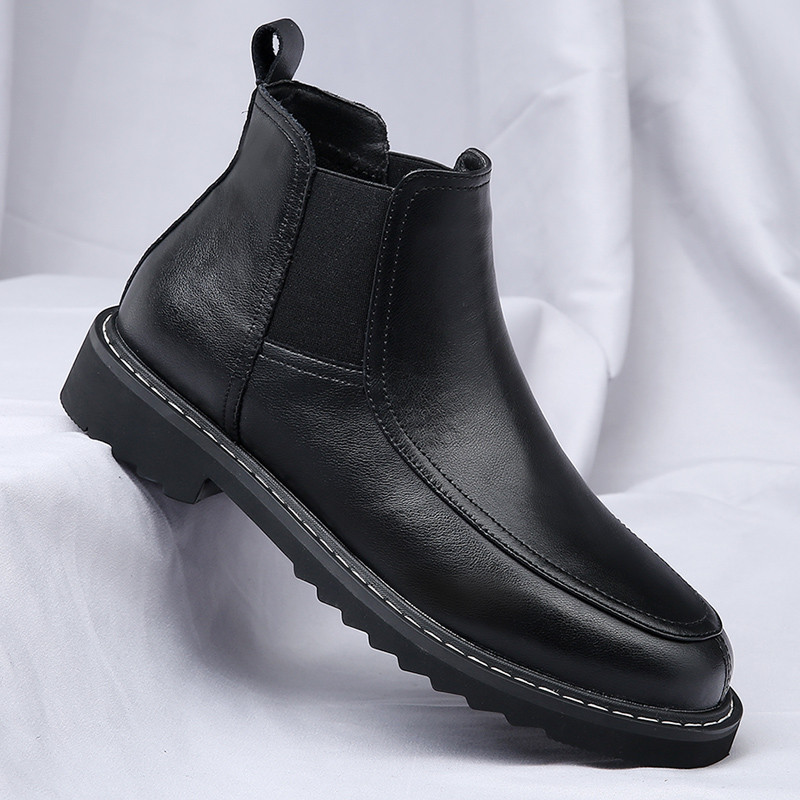 Cizme din de marcă de lux pentru bărbați în stil britanic, 2023, pentru bărbați noi, cizme casual cu platformă, antiderapante, respirabile