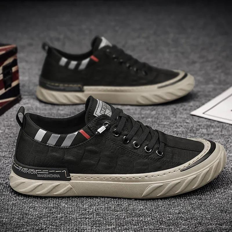 Ljetne prozračne ledeno svilene tkanine Ležerne sportske ravne cipele Mokasinke Platnene muške cipele Udobne svestrane tenisice Stare platnene cipele