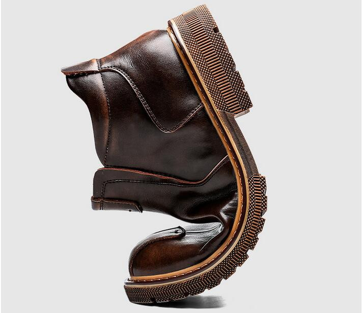 Veličina 38-44 Nove vintage muške ležerne čizme Modna muška obuća za slobodno vrijeme Britanski dizajner Gležnjače kratke cipele za slobodno vrijeme A018