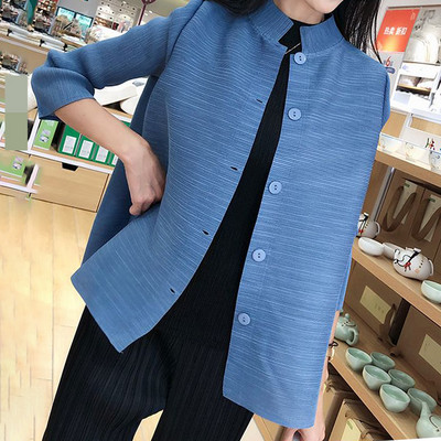 Κορεάτικο κομψό εμπριμέ μακρυμάνικο ζακέτα με μακρυμάνικο μπουφάν για γυναικεία πουκάμισα μόδα Υπερμεγέθη πολυτελής μπλούζα 2023