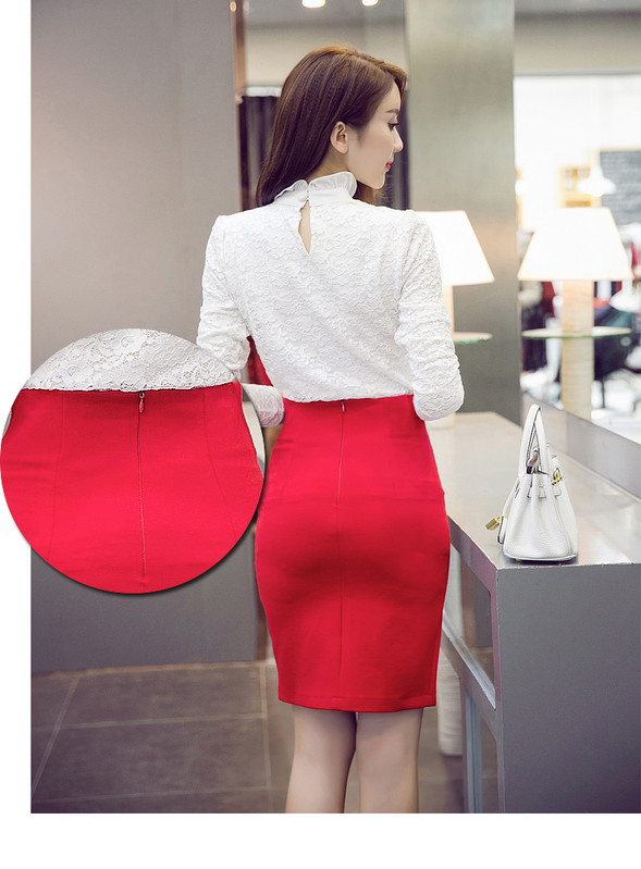 Ženska nova suknja veće veličine 2017. Visokokvalitetna, jeftina cijena, tanka pencil suknja uz kros Ženska srednje visoka suknja Besplatna dostava S-5XL