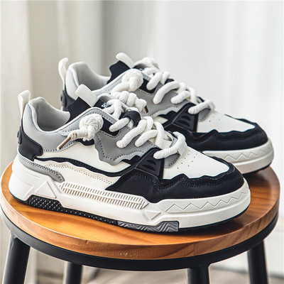 Trend Vulkanizirane tenisice Muške debele platnene cipele za muškarce Ulični stil Sportske tenisice za hodanje Cipele Muške tenisice dobre kvalitete