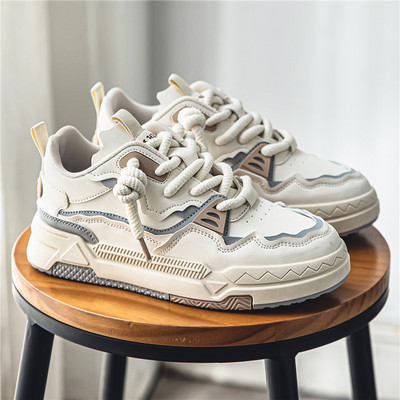 Trend Vulkanizirane tenisice Muške debele platnene cipele za muškarce Ulični stil Sportske tenisice za hodanje Cipele Muške tenisice dobre kvalitete