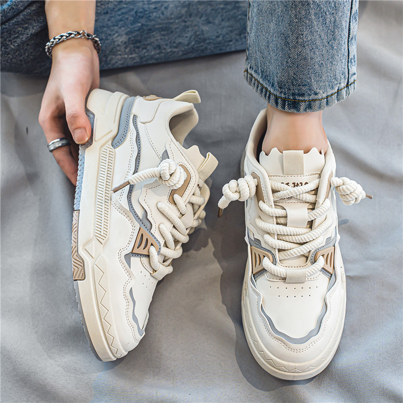 Trend Vulkanizirane tenisice Muške debele platnene cipele za muškarce Ulični stil Sportske tenisice za hodanje Cipele Muške tenisice dobre kvalitete