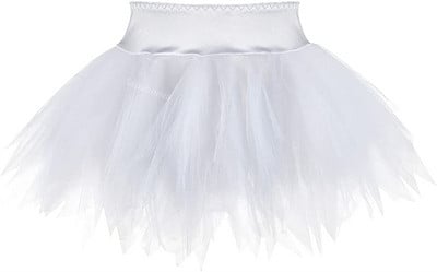 Sijonai moterims Tutu Fairy Tiulis Mini Sijonas Vakarėlis Plisuotas pūstas Suaugusiųjų plius dydis Seksualus mados derantis korsetas Vintage Jupe Falda