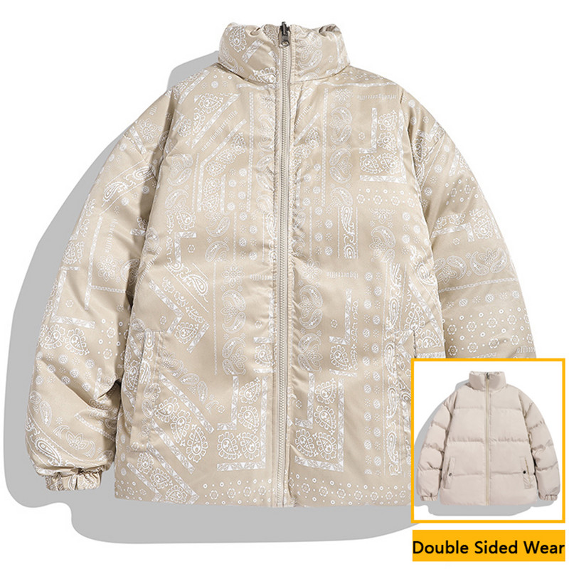 2022 Χειμερινό μπουφάν Ανδρικά αναστρέψιμα πάρκα χοντρό ζεστό παλτό Ανδρικά μπουφάν Streetwear Parka Γυναικεία παλτό μόδας Outwear Oversize 23