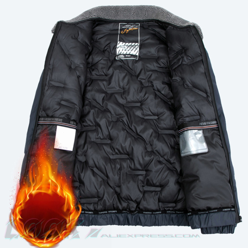 Ανδρικό μοντέρνο ζεστό χοντρό χειμωνιάτικο παλτό casual και κομψό πουκάμισο γιακά ελαφρύ βαμβακερό σακάκι κορεατικής έκδοσης κοντό στυλ