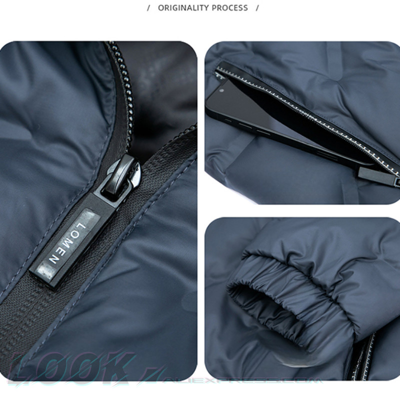 Ανδρικό μοντέρνο ζεστό χοντρό χειμωνιάτικο παλτό casual και κομψό πουκάμισο γιακά ελαφρύ βαμβακερό σακάκι κορεατικής έκδοσης κοντό στυλ