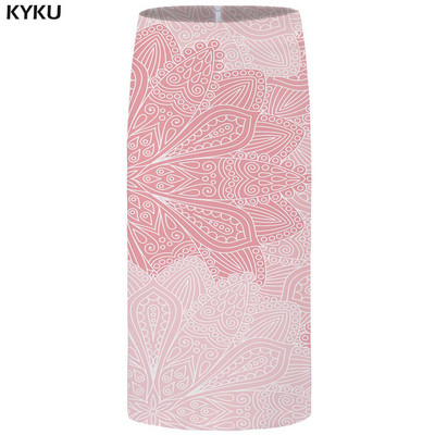 KYKU brändi graafilised seelikud naistele sinised plusssuurused vanad vabaaja Harajuku 3D prinditud pliiats Seksikad naiste seelikud Naiste naljakad