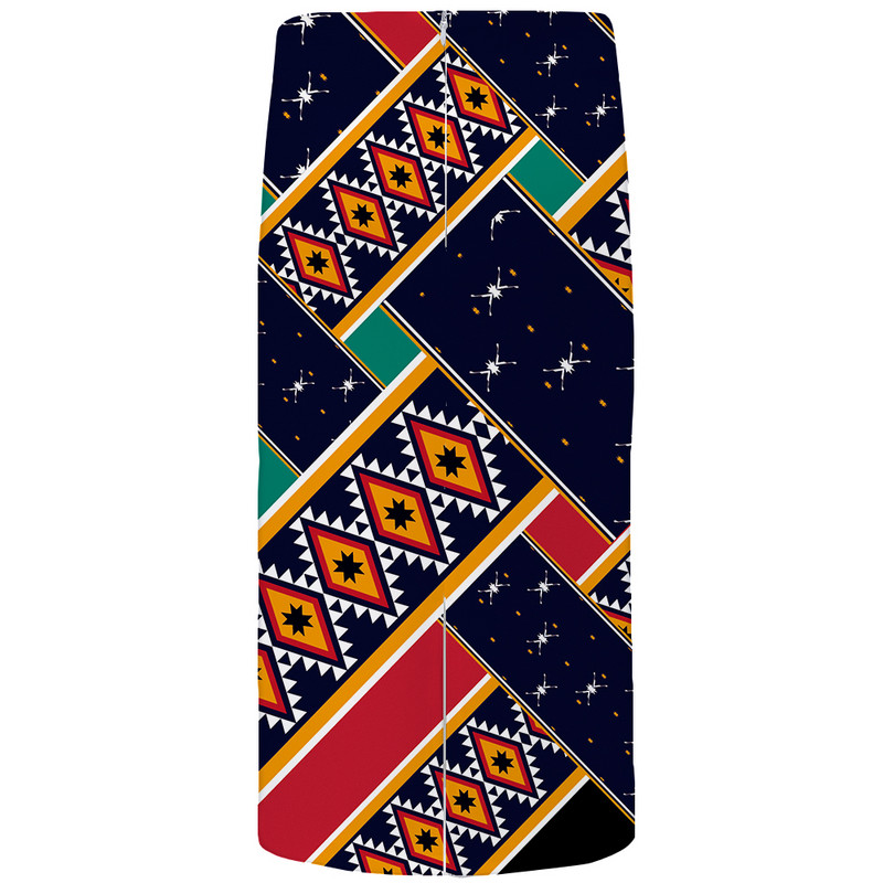 KYKU brändi graafilised seelikud naistele sinised plusssuurused vanad vabaaja Harajuku 3D prinditud pliiats Seksikad naiste seelikud Naiste naljakad