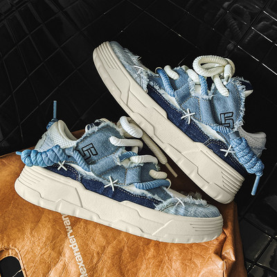 Muške tenisice Novi dizajn Žene Muškarci Cipele za kruh Širok potplat Parovi Unisex Debele tenisice Hip hop sportske cipele 41 42