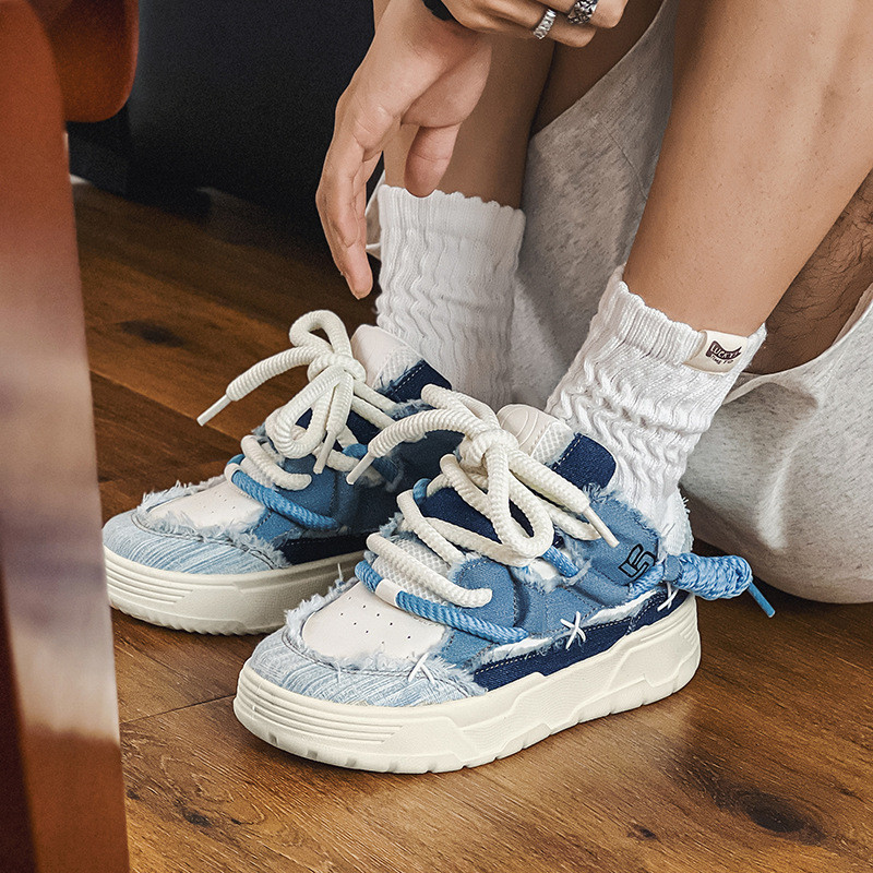 Muške tenisice Novi dizajn Žene Muškarci Cipele za kruh Širok potplat Parovi Unisex Debele tenisice Hip hop sportske cipele 41 42