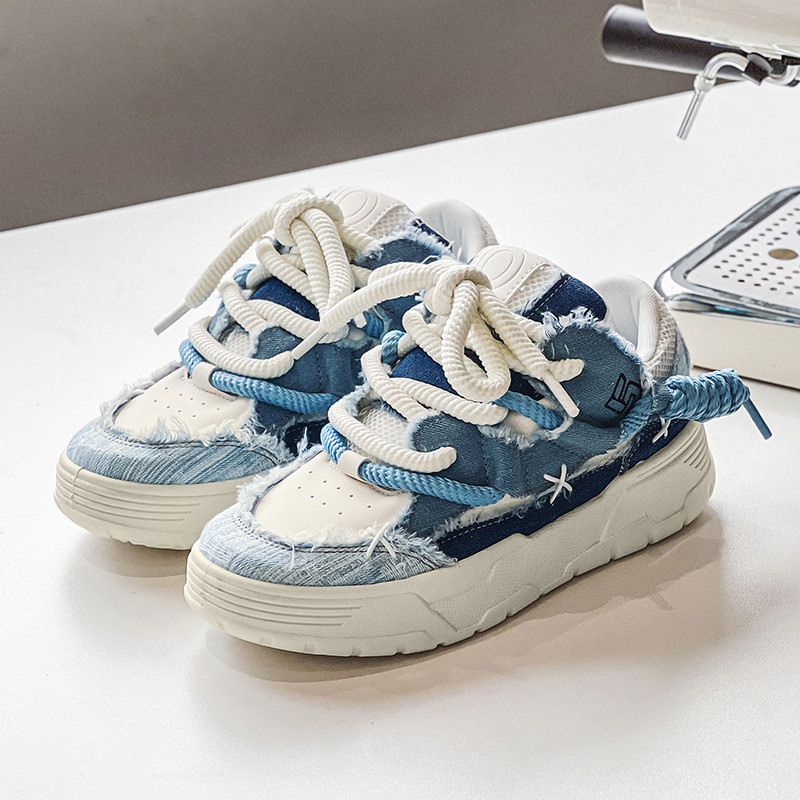 Muške tenisice Novi dizajn Žene Muškarci Cipele za kruh Širok potplat Parovi Unisex Debele tenisice Hip hop sportske cipele 41 42