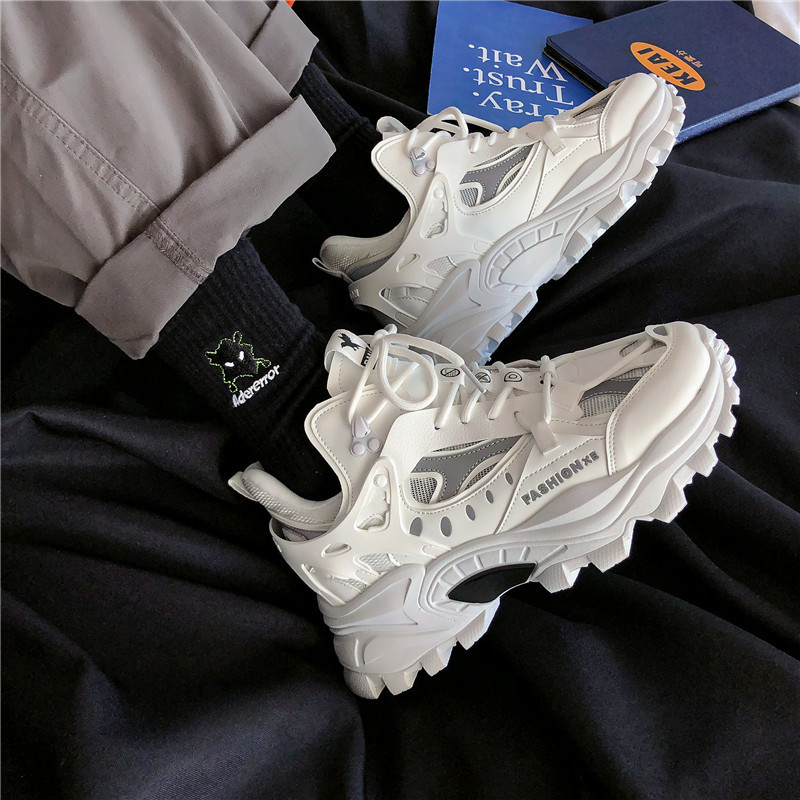 Design Bărbați Pantofi cu platformă Pantofi casual respirabili Creșterea înălțimii pentru bărbați Pantofi vulcanizați Încălțăminte pentru mers în aer liber