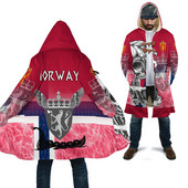 Pelerina cu glugă imprimată 3D pentru bărbați din seria cu craniu pentru bărbați