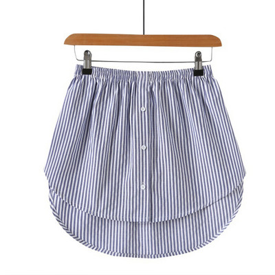 Košulja Lažni porub Odvojiva donja suknja Pamuk Plus veličina 5XL Nepravilna suknja Rep Bluza Rub Dodaci Karirane prugeMini suknja