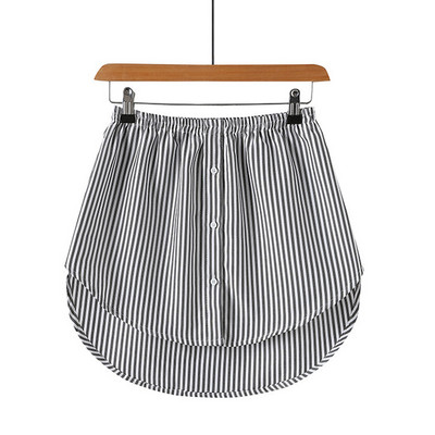 Košulja Lažni porub Odvojiva donja suknja Pamuk Plus veličina 5XL Nepravilna suknja Rep Bluza Rub Dodaci Karirane prugeMini suknja