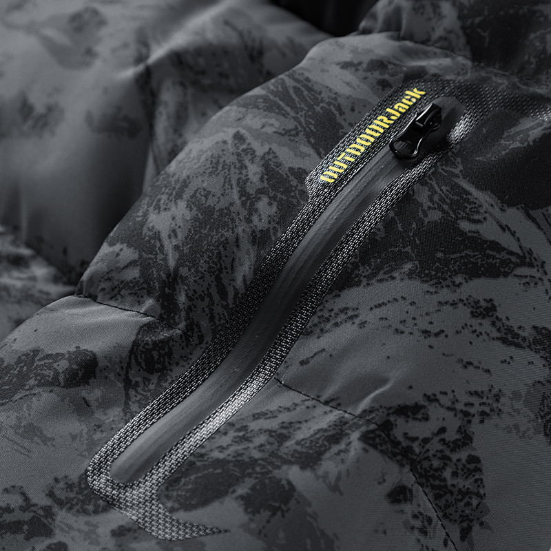 2022 m. žieminė vyriška striukė bombonešis, neperpučiamas nuo vėjo, paltai, vyriški paltai, lauko vyriški laisvalaikio striukė su gobtuvu, ploni vyriški parkai