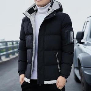 Πουφερ Μπουφάν Ανδρικό Χοντρό Ζεστό Χειμωνιάτικο Μπουφάν Ανδρικό Μπουφάν με κουκούλα Ανδρικό Μπουφάν με Βαμβακερό Γέμισμα 5XL Μόδα Casual Ρούχα 2022 Streetwear