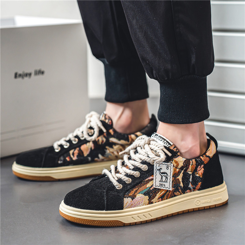 Muške ležerne vulkanizirane cipele Platnene cipele Moderne i svestrane muške cipele za dasku Novo u 2023. tenisice s platformom